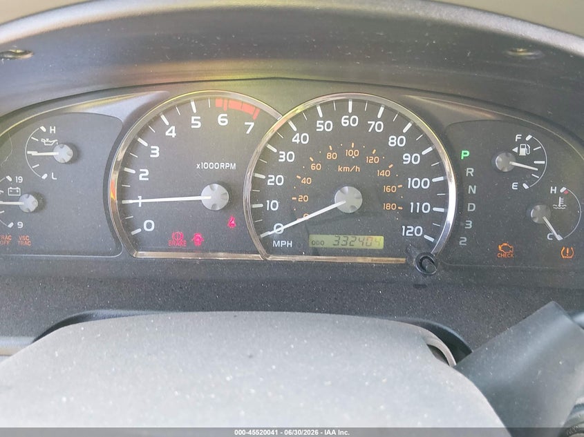 2006 Toyota Sequoia VIN 5TDZT38A66S274869 IAAI salvage auction — NORMAL WEAR, Clear - Dealer Only (California), sold $1,150 on 2026-07-28 (photo 7)