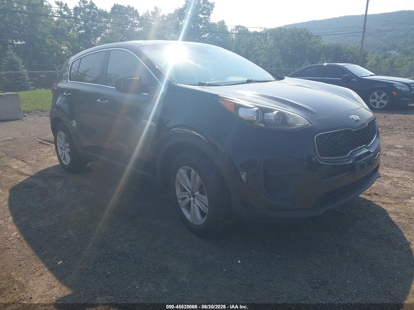 2018 Kia Sportage VIN KNDPM3AC2J7347013 IAAI salvage auction — NORMAL WEAR, Clear (New Jersey), sold $1,800 on 2026-07-09 (photo 1)