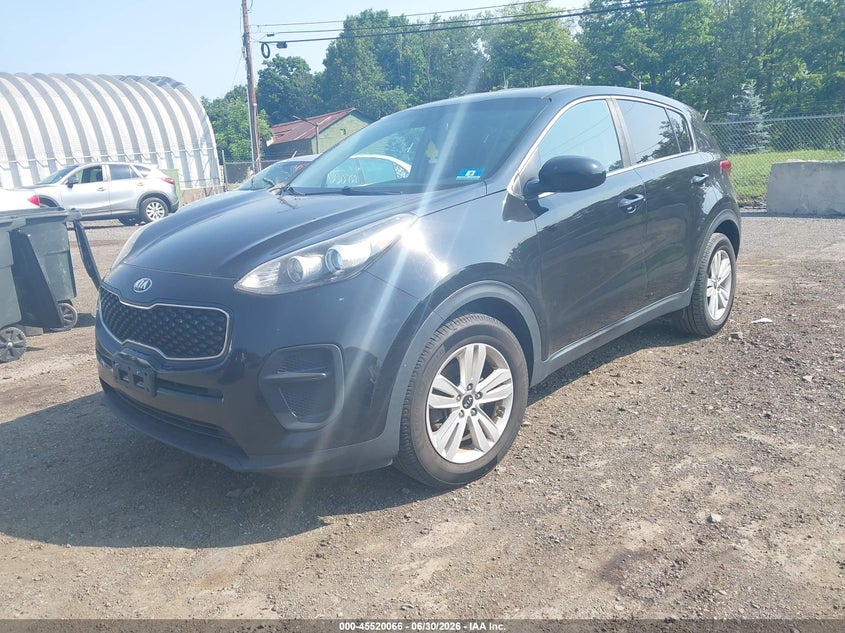 2018 Kia Sportage VIN KNDPM3AC2J7347013 IAAI salvage auction — NORMAL WEAR, Clear (New Jersey), sold $1,800 on 2026-07-09 (photo 2)