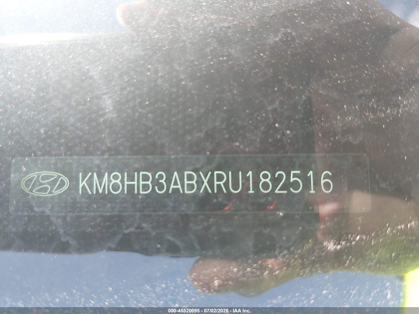 2024 Hyundai Kona VIN KM8HB3ABXRU182516 IAAI salvage auction — REAR END, Enterprise Vehicles Clear Only (Texas), sold $8,600 on 2026-07-06 (photo 9)