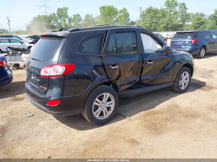 2011 Hyundai Santa fe VIN 5XYZK3AB8BG047910 IAAI salvage auction — RIGHT SIDE, Salvage (Ohio), sold $250 on 2026-07-23 (photo 4)