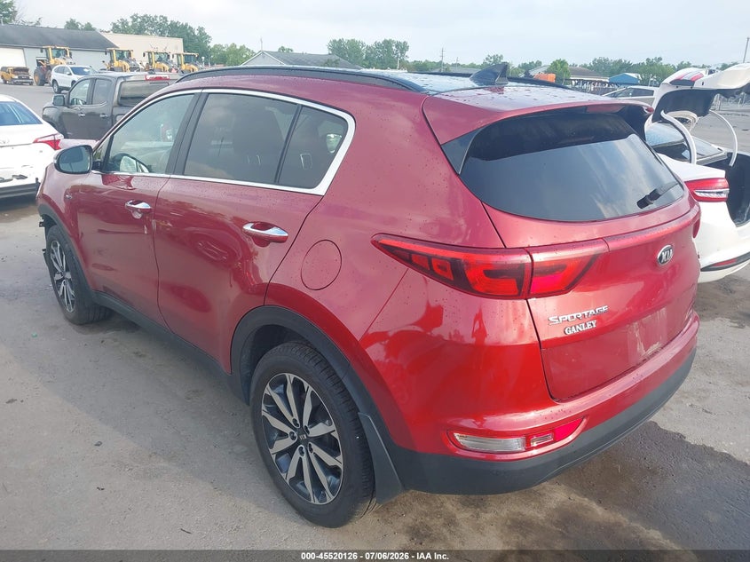 2018 Kia Sportage VIN KNDPNCAC4J7379216 IAAI salvage auction — FRONT END, Salvage (Ohio), sold $2,300 on 2026-07-12 (photo 3)