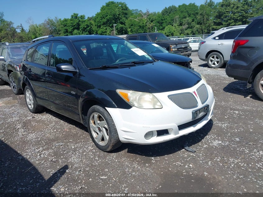 2005 Pontiac Vibe VIN 5Y2SM63825Z446476 IAAI salvage auction — NORMAL WEAR, Clear (New York), sold $650 on 2026-07-14 (photo 1)