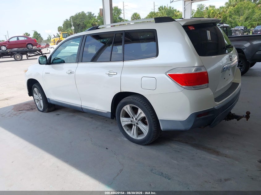 2012 Toyota Highlander VIN 5TDYK3EH5CS061309 IAAI salvage auction — NORMAL WEAR, Clear (Florida), sold $3,050 on 2026-07-15 (photo 3)