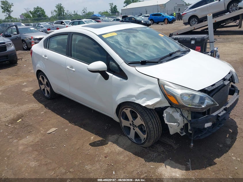 2012 Kia Rio VIN KNADN4A31C6083889 IAAI salvage auction — FRONT END, Salvage Title, sold $450 on 2026-07-16 (photo 1)