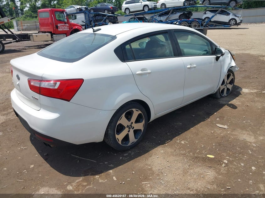 2012 Kia Rio VIN KNADN4A31C6083889 IAAI salvage auction — FRONT END, Salvage Title, sold $450 on 2026-07-16 (photo 4)