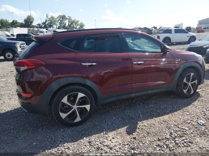 2016 Hyundai Tucson VIN KM8J33A25GU061842 IAAI salvage auction — NORMAL WEAR, Clear (Tennessee), sold $2,475 on 2026-07-30 (photo 4)