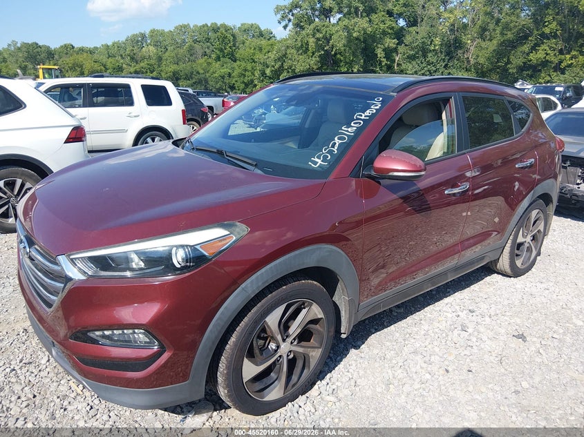 2016 Hyundai Tucson VIN KM8J33A25GU061842 IAAI salvage auction — NORMAL WEAR, Clear (Tennessee), sold $2,475 on 2026-07-30 (photo 6)