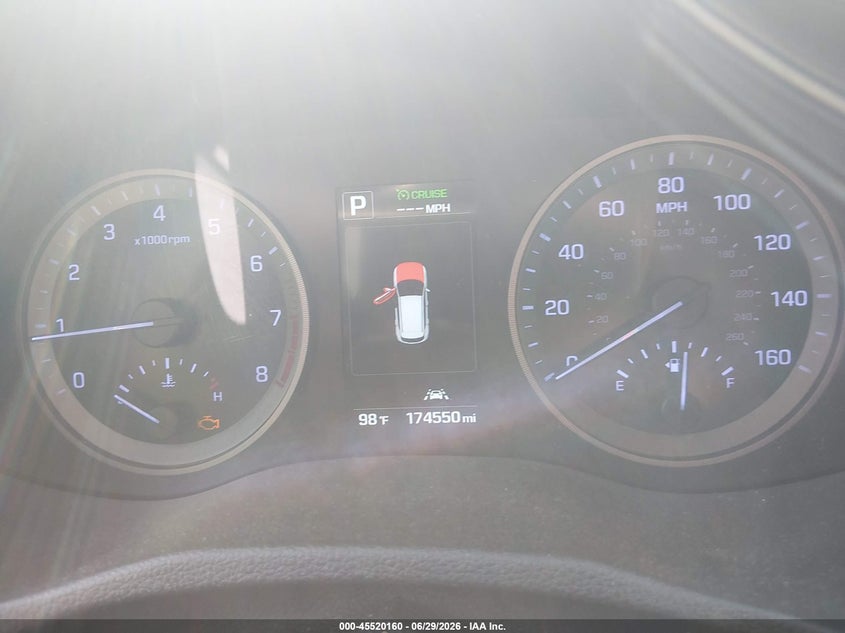 2016 Hyundai Tucson VIN KM8J33A25GU061842 IAAI salvage auction — NORMAL WEAR, Clear (Tennessee), sold $2,475 on 2026-07-30 (photo 7)