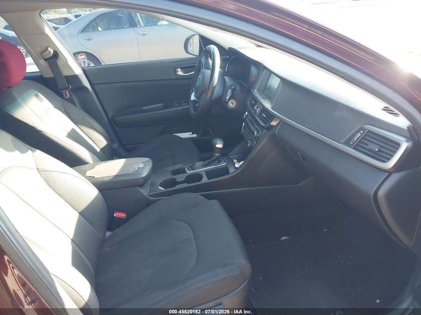 2018 Kia Optima VIN 5XXGT4L34JG256144 IAAI salvage auction — MECHANICAL, Clear (Florida), sold $425 on 2026-07-22 (photo 5)