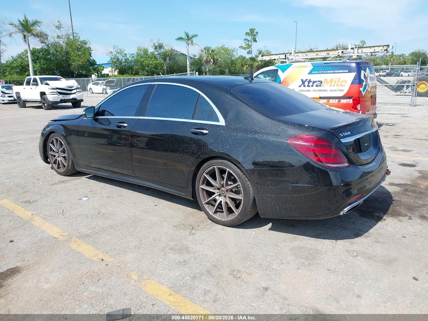 2020 Mercedes-benz S-klasse VIN W1KUG8DB7LA550579 IAAI salvage auction — FRONT END, Salvage Title, sold $21,000 on 2026-07-29 (photo 3)