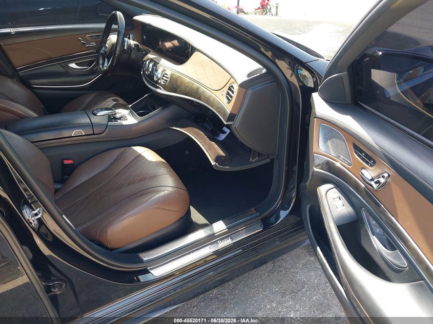 2020 Mercedes-benz S-klasse VIN W1KUG8DB7LA550579 IAAI salvage auction — FRONT END, Salvage Title, sold $21,000 on 2026-07-29 (photo 5)