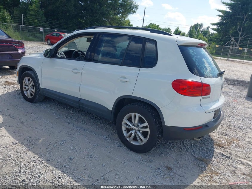 2016 Volkswagen Tiguan VIN WVGAV7AX1GW574359 IAAI salvage auction — NORMAL WEAR, Salvage Title, sold $2,150 on 2026-08-24 (photo 3)