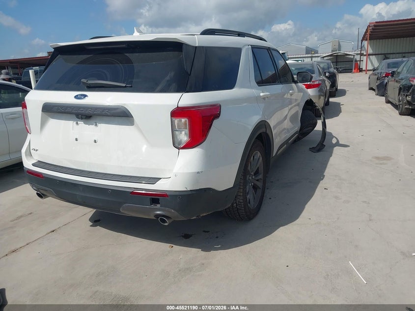 2022 Ford Explorer VIN 1FMSK7DH6NGB43475 IAAI salvage auction — RIGHT FRONT, Salvage (Texas), sold $7,600 on 2026-08-22 (photo 4)