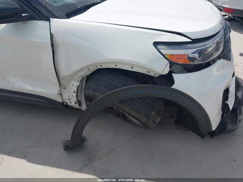 2022 Ford Explorer VIN 1FMSK7DH6NGB43475 IAAI salvage auction — RIGHT FRONT, Salvage (Texas), sold $7,600 on 2026-08-22 (photo 6)