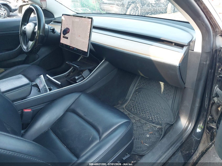 2019 Tesla Model 3 VIN 5YJ3E1EB7KF497048 IAAI salvage auction — LEFT SIDE, Mv-907A (New York), sold $2,050 on 2026-07-30 (photo 5)