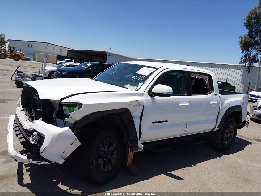 2021 Toyota Tacoma VIN 5TFCZ5AN9MX254698 IAAI salvage auction — LEFT SIDE, Salvage Title, sold $10,300 on 2026-07-29 (photo 6)