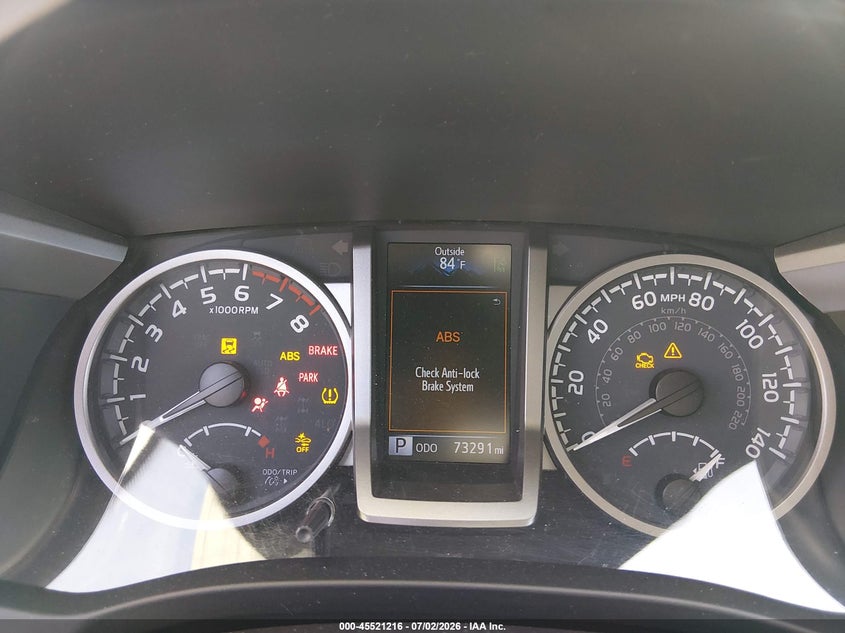 2021 Toyota Tacoma VIN 5TFCZ5AN9MX254698 IAAI salvage auction — LEFT SIDE, Salvage Title, sold $10,300 on 2026-07-29 (photo 7)