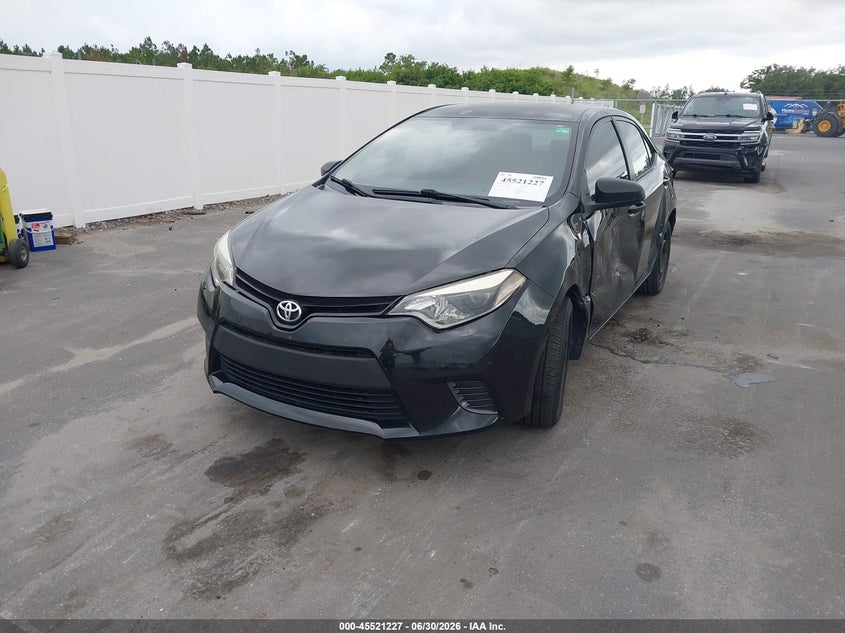 2016 Toyota Corolla VIN 5YFBURHE6GP435798 IAAI salvage auction — LEFT SIDE, Clear (Arizona), sold $2,400 on 2026-07-27 (photo 2)