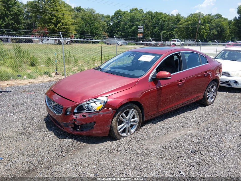 2012 Volvo S60 VIN YV1622FS4C2098851 IAAI salvage auction — FRONT & REAR, Salvage (South Carolina), sold $475 on 2026-08-04 (photo 2)