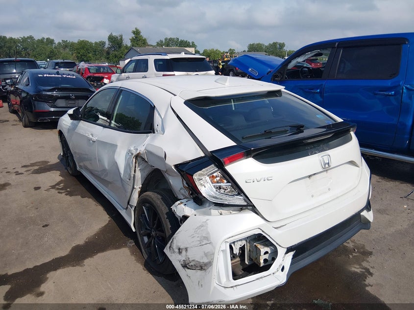 2021 Honda Civic VIN SHHFK7H69MU229613 IAAI salvage auction — LEFT REAR, Salvage (Ohio), sold $6,100 on 2026-07-28 (photo 3)