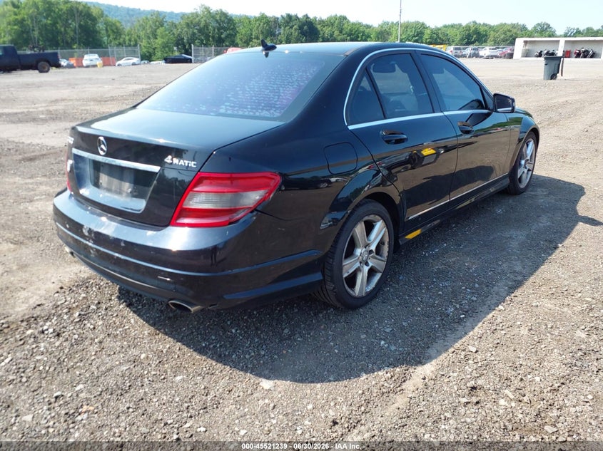 2011 Mercedes-benz C class VIN WDDGF8BB1BR162718 IAAI salvage auction — NORMAL WEAR, Clear (New Jersey), sold $600 on 2026-07-16 (photo 4)