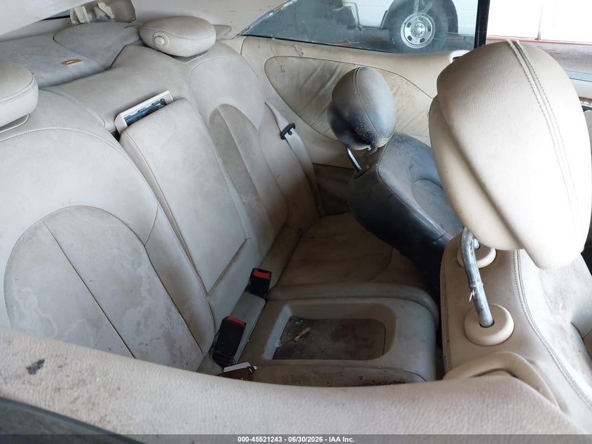 2008 Mercedes-benz Clk-class VIN WDBTJ56H68F249835 IAAI salvage auction — NORMAL WEAR, Clear - Dealer Only (California), sold $350 on 2026-07-21 (photo 8)
