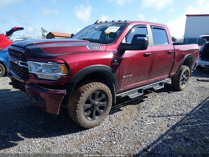 2023 Ram 2500 VIN 3C6UR5DL5PG654420 IAAI salvage auction — FRONT & REAR, Salvage Title, sold $25 on 2026-09-10 (photo 2)