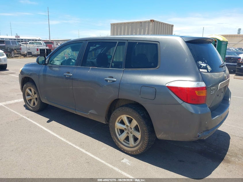 2008 Toyota Highlander VIN JTEDS41A382061686 IAAI salvage auction — NORMAL WEAR, Clear (Hawaii), sold $550 on 2026-07-28 (photo 3)