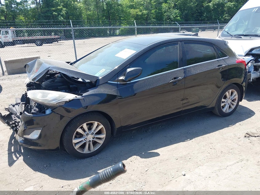 2013 Hyundai Elantra VIN KMHD35LE0DU108707 IAAI salvage auction — FRONT END, Clear (Massachusetts), sold $425 on 2026-07-14 (photo 2)