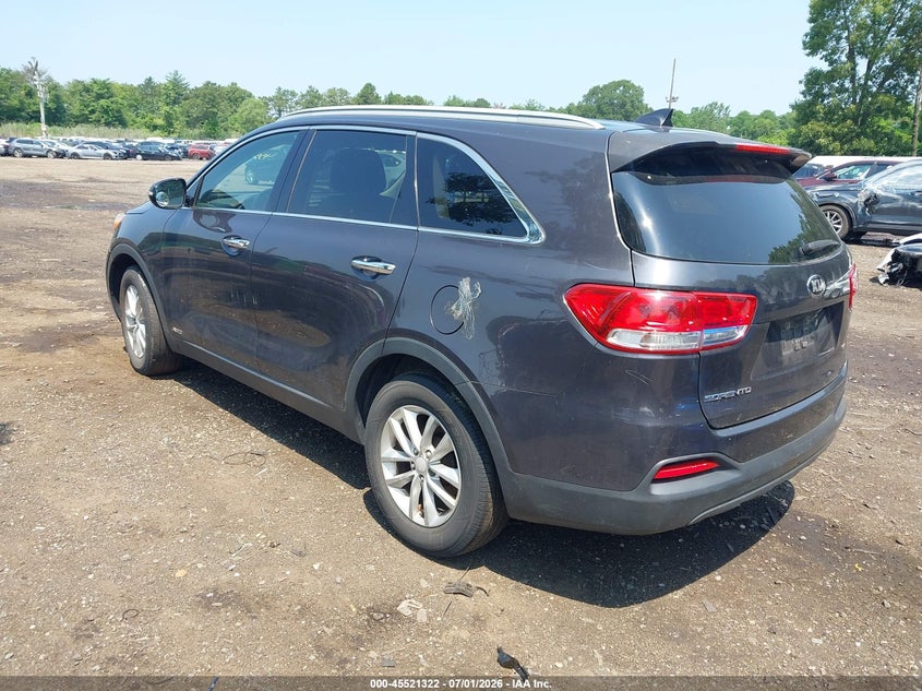 2016 Kia Sorento VIN 5XYPGDA36GG007369 IAAI salvage auction — NORMAL WEAR, Clear (New York), sold $1,700 on 2026-07-07 (photo 3)