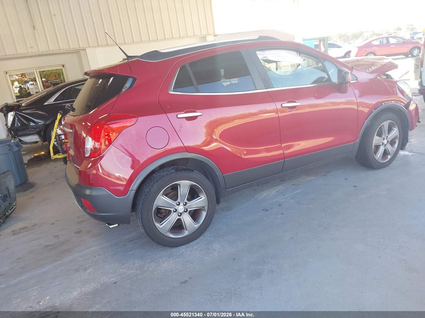 2013 Buick Encore VIN KL4CJCSB0DB141861 IAAI salvage auction — FRONT END, Rebuildable (Florida), sold $300 on 2026-07-22 (photo 4)
