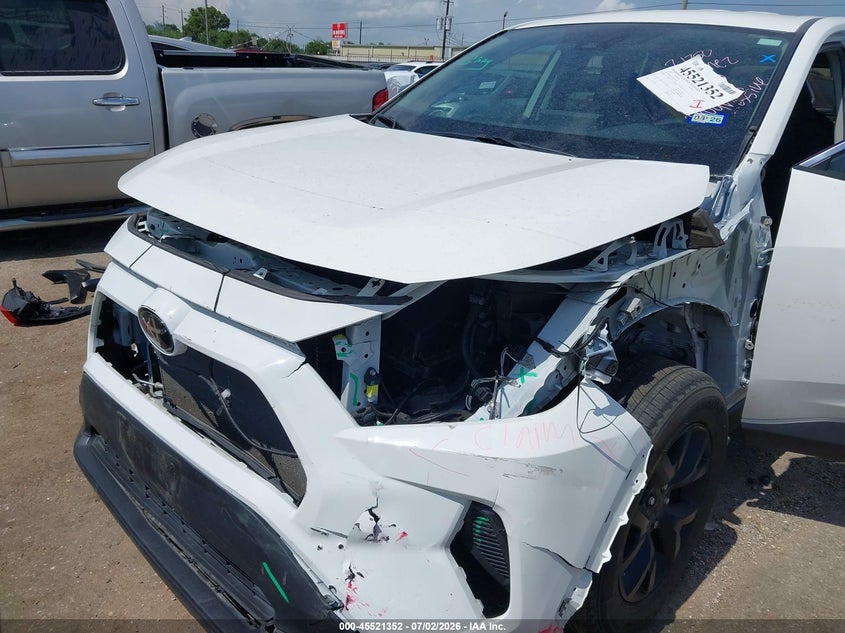 2022 Toyota Rav 4 VIN 2T3H1RFV9NW217816 IAAI salvage auction — FRONT END, Original (Texas), sold $7,300 on 2026-08-20 (photo 6)