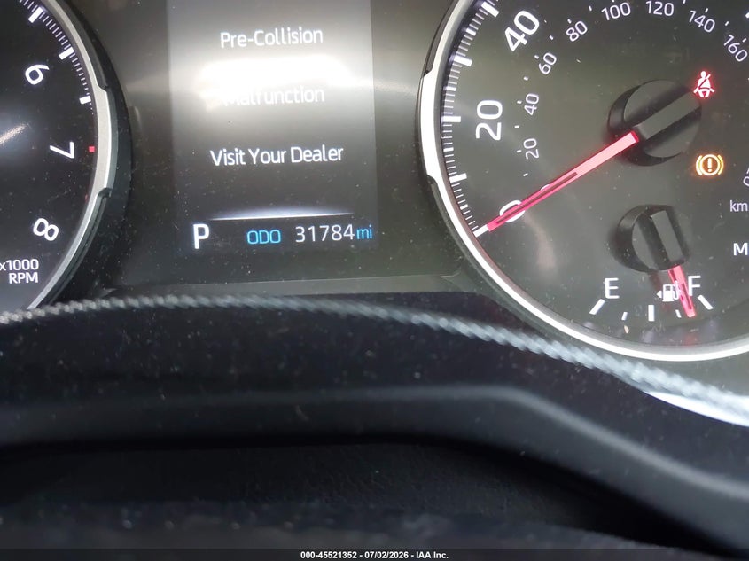 2022 Toyota Rav 4 VIN 2T3H1RFV9NW217816 IAAI salvage auction — FRONT END, Original (Texas), sold $7,300 on 2026-08-20 (photo 7)