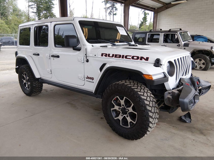 2021 Jeep Wrangler / VIN 1C4HJXFG9MW552760 IAAI salvage auction — FRONT END, Salvage Title, sold $11,500 on 2026-07-29 (photo 1)