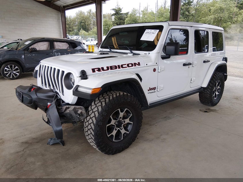 2021 Jeep Wrangler / VIN 1C4HJXFG9MW552760 IAAI salvage auction — FRONT END, Salvage Title, sold $11,500 on 2026-07-29 (photo 2)
