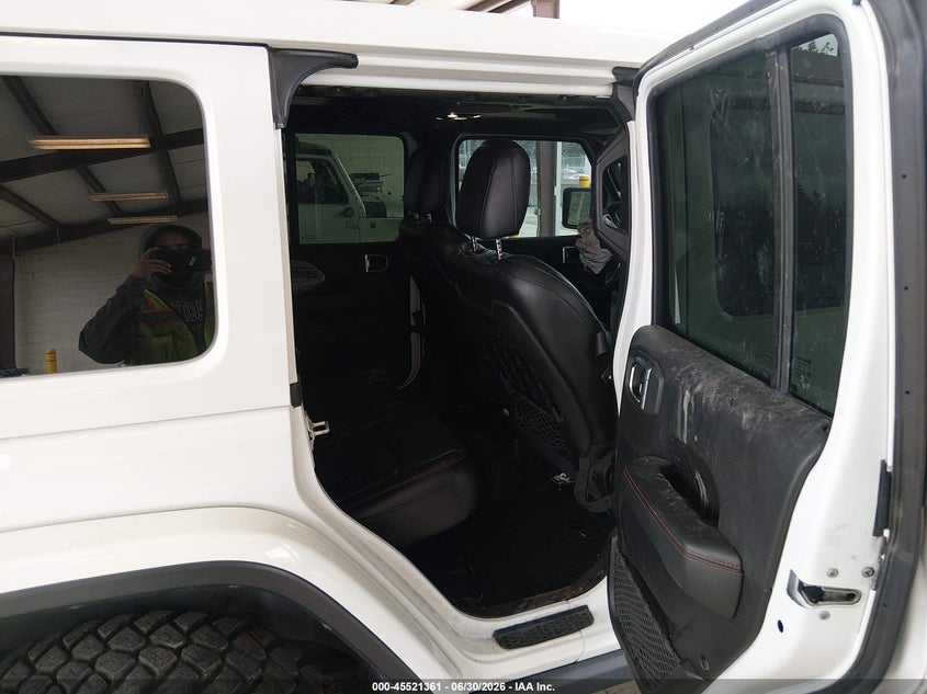 2021 Jeep Wrangler / VIN 1C4HJXFG9MW552760 IAAI salvage auction — FRONT END, Salvage Title, sold $11,500 on 2026-07-29 (photo 8)