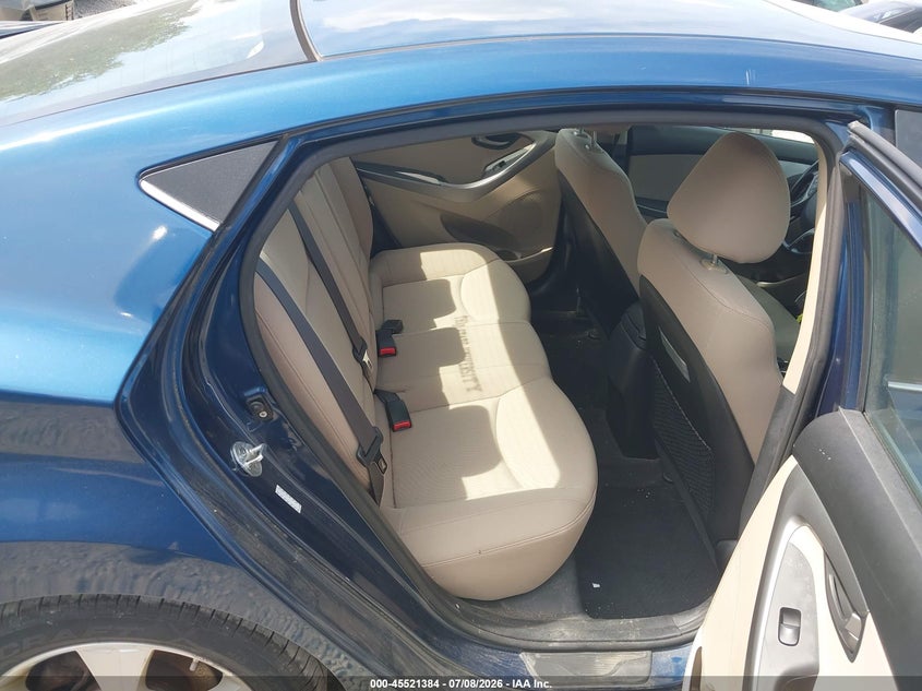 2016 Hyundai Elantra VIN KMHDH4AE0GU603072 IAAI salvage auction — REAR END, Salvage (Ohio), sold $1,650 on 2026-07-28 (photo 8)