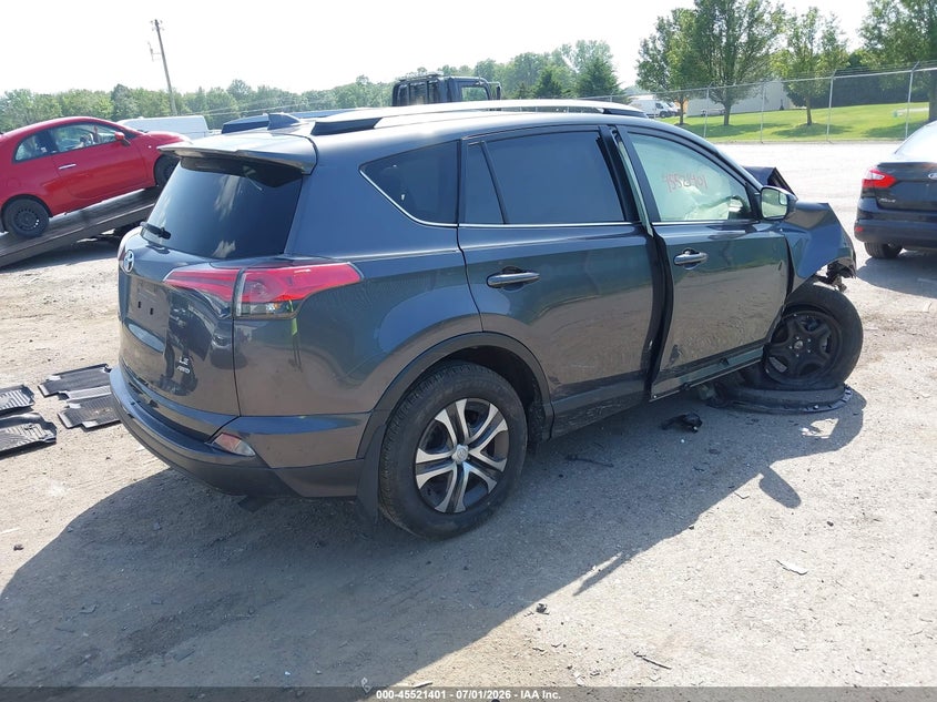 2018 Toyota Rav 4 VIN JTMBFREV6JJ249754 IAAI salvage auction — RIGHT FRONT, Salvage Title, sold $2,850 on 2026-08-01 (photo 4)