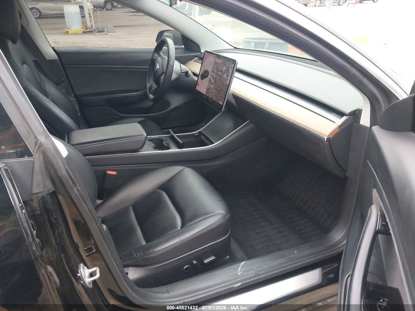 2020 Tesla Model 3 VIN 5YJ3E1EB2LF599990 IAAI salvage auction — LEFT FRONT, Salvage (California), sold $7,650 on 2026-07-30 (photo 5)