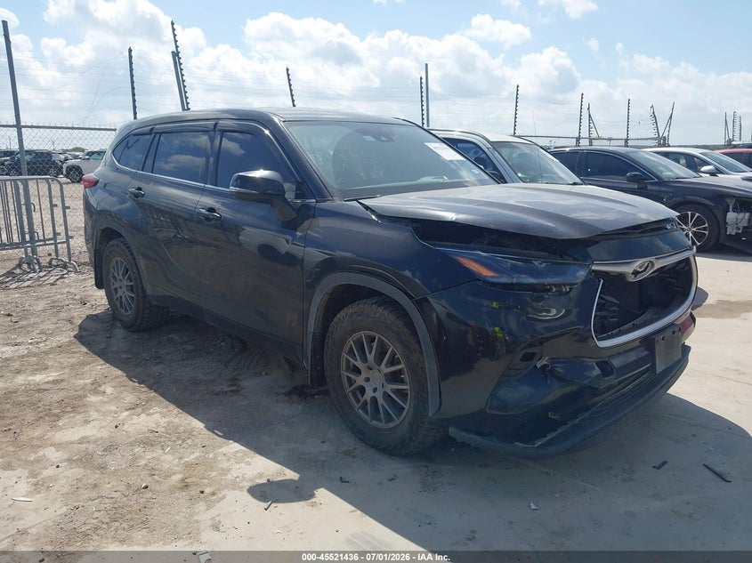 2021 Toyota Highlander VIN 5TDZZRAH5MS517352 — IAAI salvage auction photo