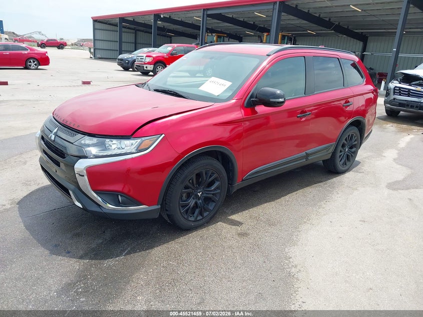 2019 Mitsubishi Outlander VIN JA4AZ3A39KZ025542 IAAI salvage auction — HAIL, Salvage (Nebraska), sold $5,300 on 2026-07-30 (photo 2)