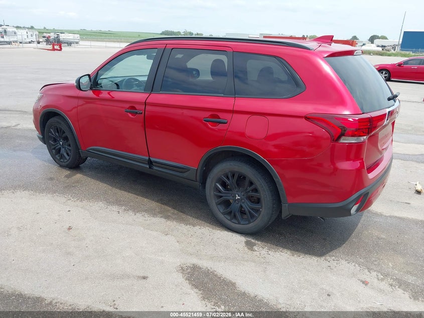 2019 Mitsubishi Outlander VIN JA4AZ3A39KZ025542 IAAI salvage auction — HAIL, Salvage (Nebraska), sold $5,300 on 2026-07-30 (photo 3)