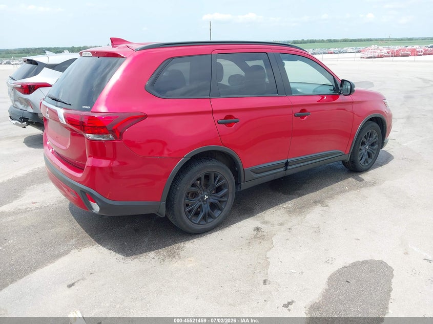 2019 Mitsubishi Outlander VIN JA4AZ3A39KZ025542 IAAI salvage auction — HAIL, Salvage (Nebraska), sold $5,300 on 2026-07-30 (photo 4)