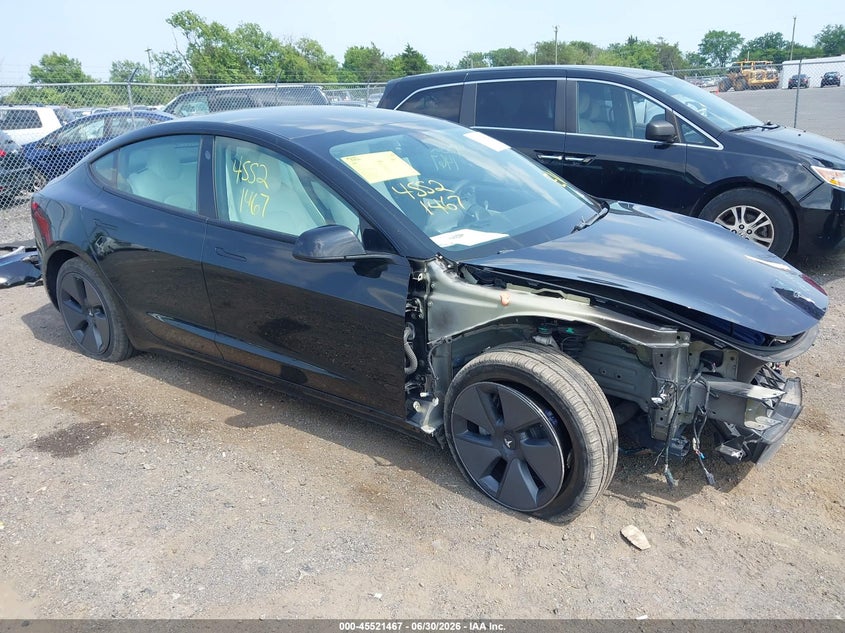 2021 Tesla Model 3 VIN 5YJ3E1EB0MF855805 IAAI salvage auction — NORMAL WEAR, Clear (Virginia), sold $1,050 on 2026-07-16 (photo 1)