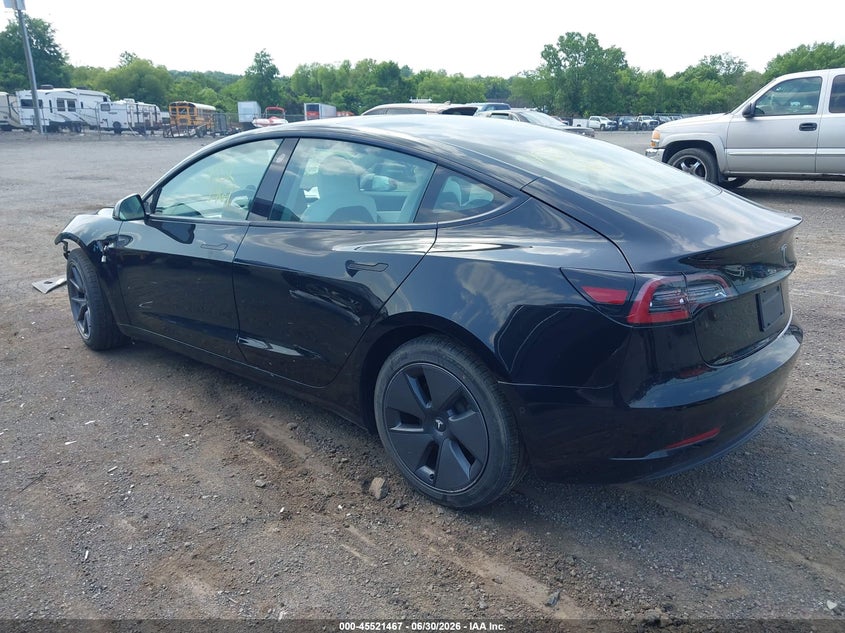 2021 Tesla Model 3 VIN 5YJ3E1EB0MF855805 IAAI salvage auction — NORMAL WEAR, Clear (Virginia), sold $1,050 on 2026-07-16 (photo 3)