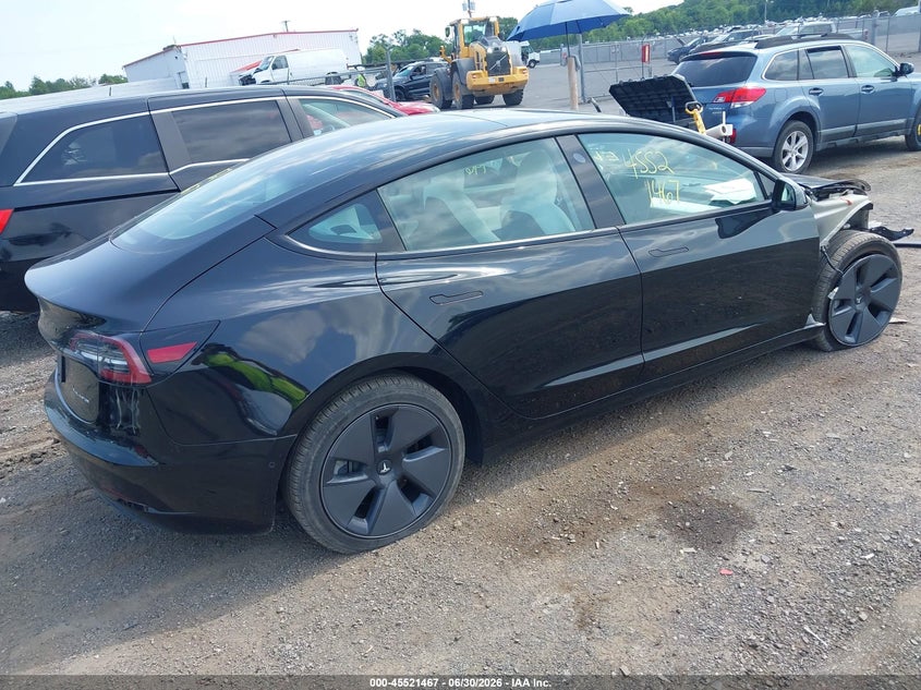 2021 Tesla Model 3 VIN 5YJ3E1EB0MF855805 IAAI salvage auction — NORMAL WEAR, Clear (Virginia), sold $1,050 on 2026-07-16 (photo 4)