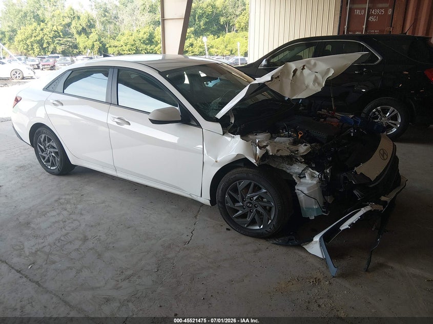 2026 Hyundai Elantra VIN KMHLM4DJ5TU189832 IAAI salvage auction — FRONT END, Salvage Title, sold $4,150 on 2026-07-14 (photo 1)