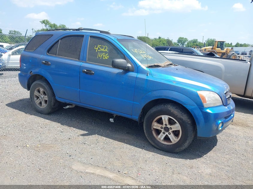 2005 Kia Sorento VIN KNDJC733655404635 IAAI salvage auction — NORMAL WEAR, Clear (Virginia), sold $275 on 2026-07-21 (photo 1)