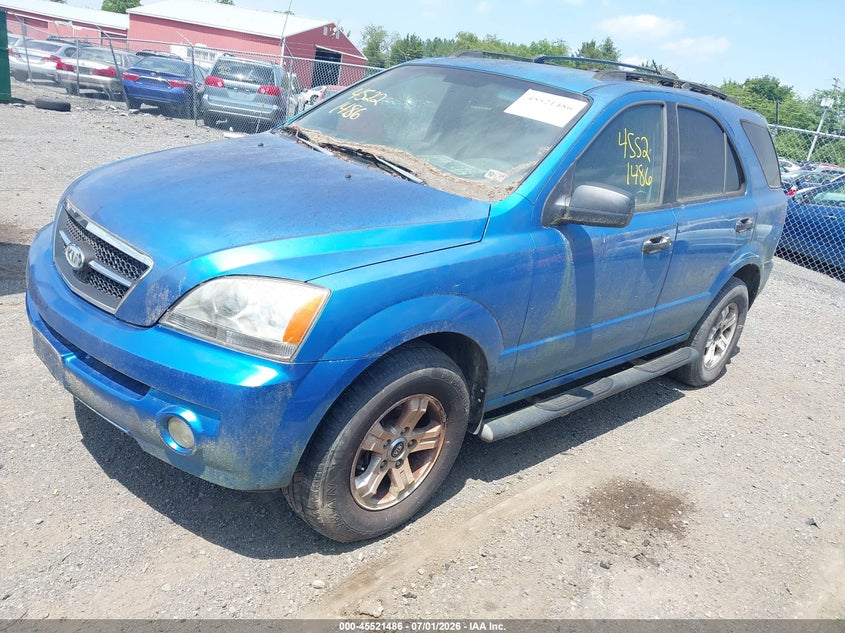 2005 Kia Sorento VIN KNDJC733655404635 IAAI salvage auction — NORMAL WEAR, Clear (Virginia), sold $275 on 2026-07-21 (photo 2)